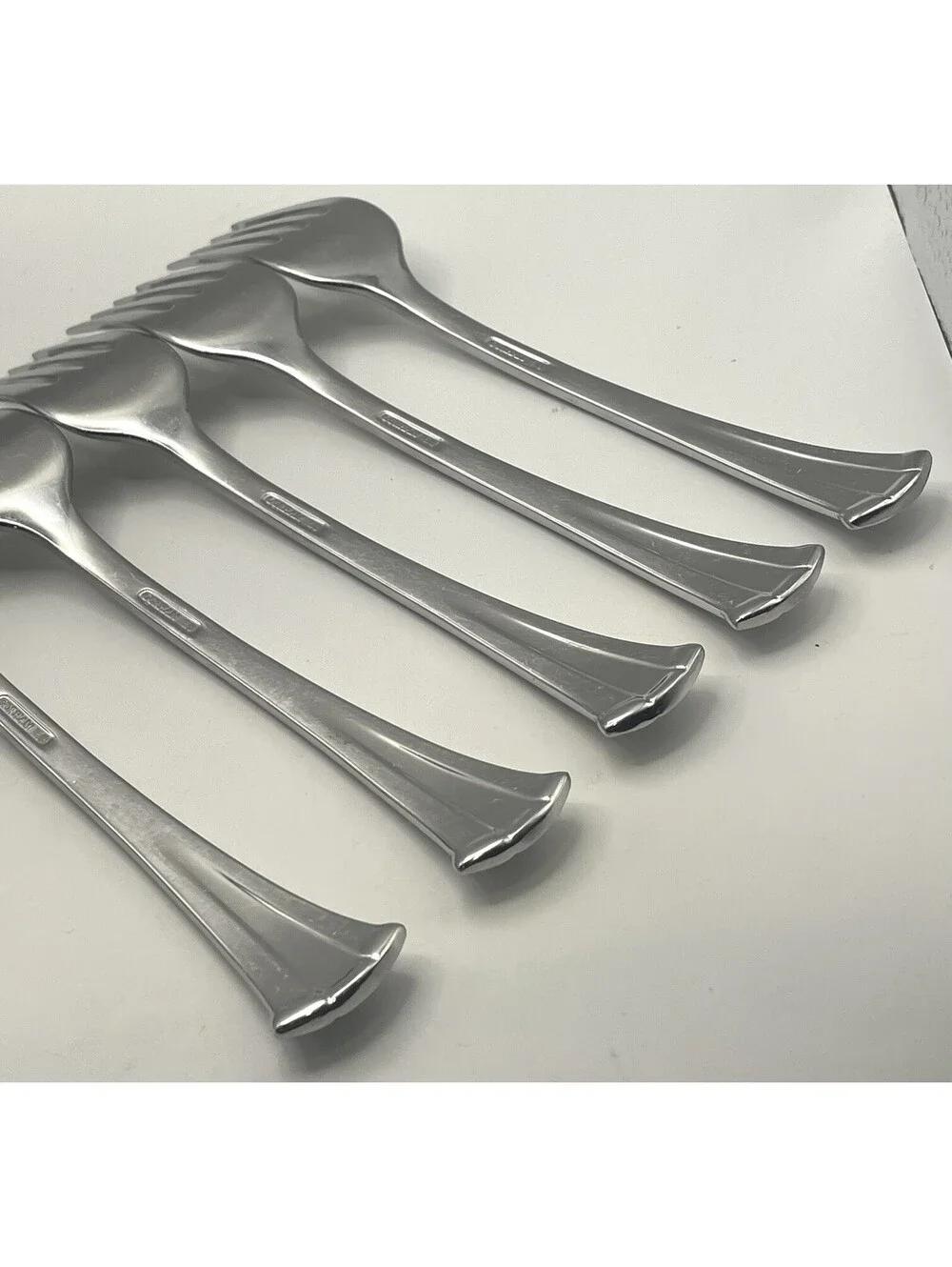 (5) Gorham TRILOGY Stainless 18/8 Salad Fork Lot ~ 7”